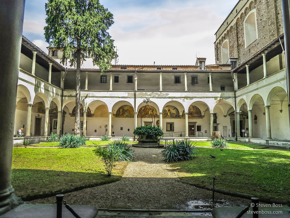 Santa Maria del Carmine - cloister, Firenze, Italy