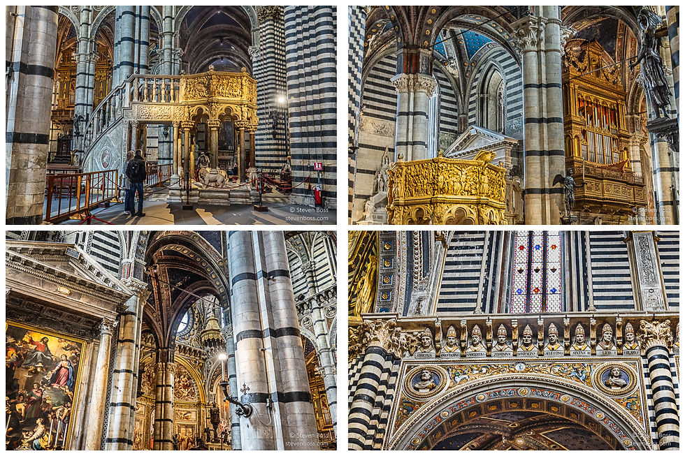 Duomo di Siena (Cattedrale Metropolitana di Santa Maria Assunta) #109, 110, 111 & 112, Siena