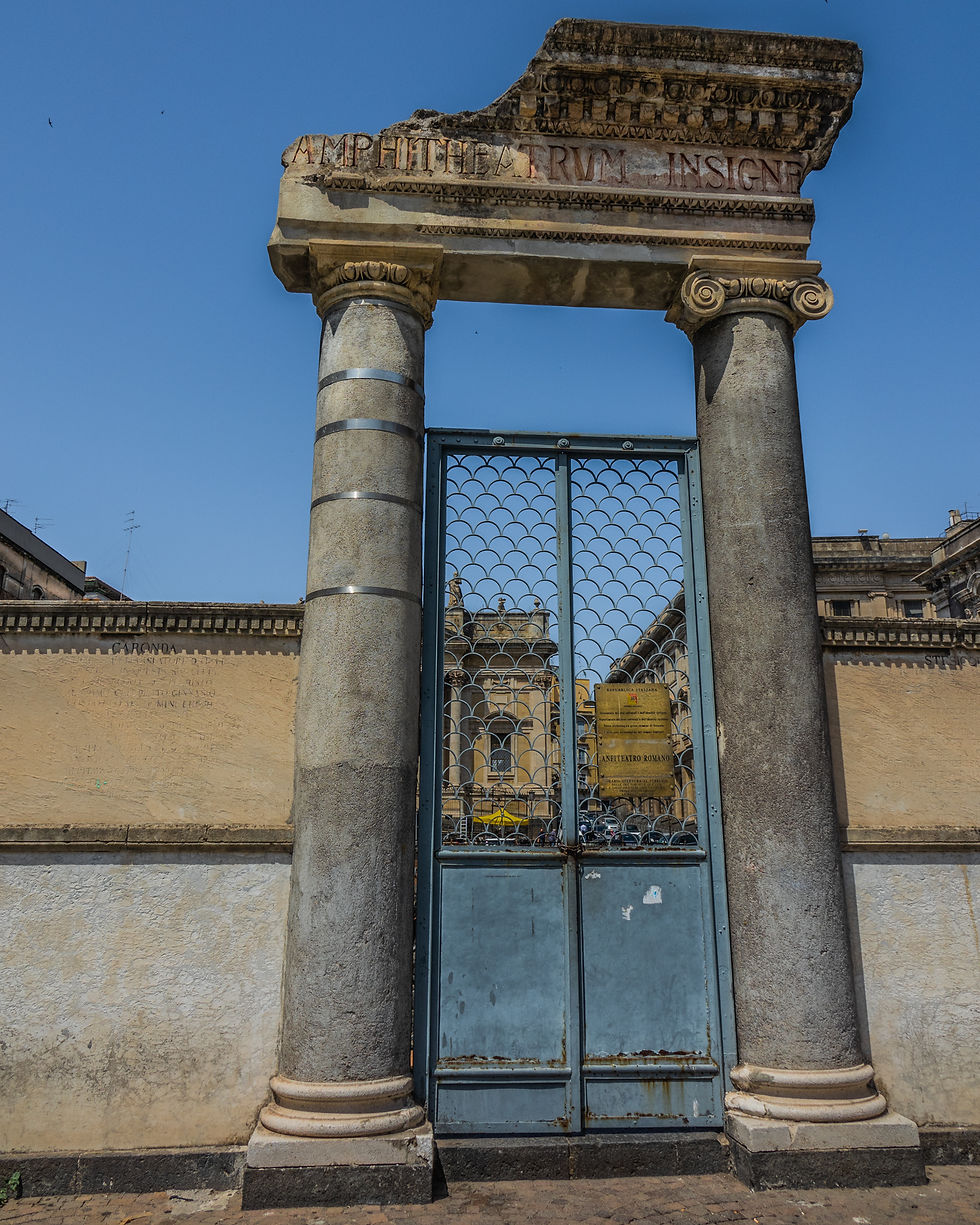 Anfiteatro Romano  & Chiesa San Biagio (Sant'Agata alla Fornace), Catania, Sicily