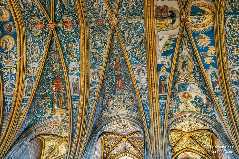 Cathédrale Sainte-Cécile d'Albi - interior view #12, Albi, France