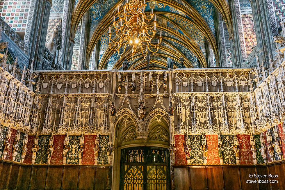 Cathédrale Sainte-Cécile d'Albi - interior view #11, Albi, France