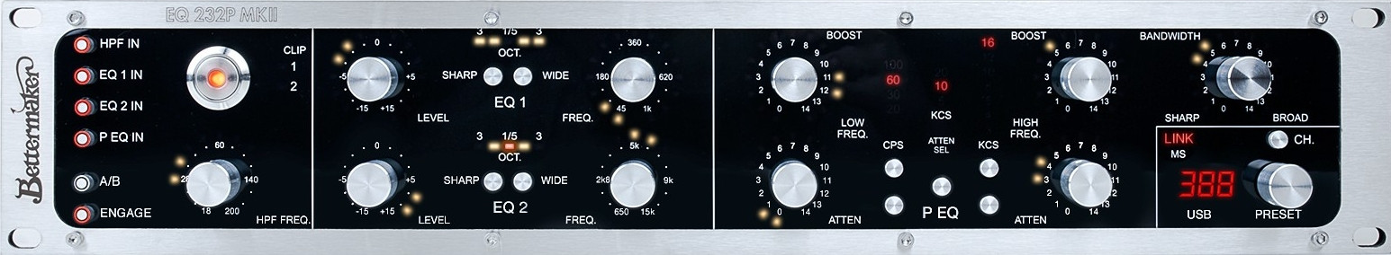[激レア品] Bettermaker EQ 232P MKII 232P MK II | BETTERMAKER