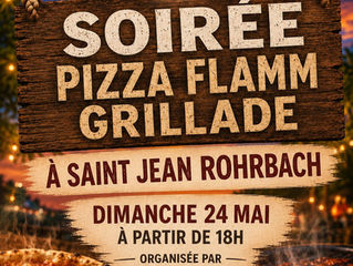 Soirée Pizzas-Flamms et Grillades