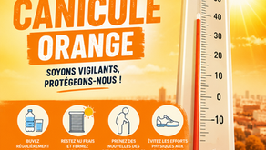Passage en vigilance canicule orange