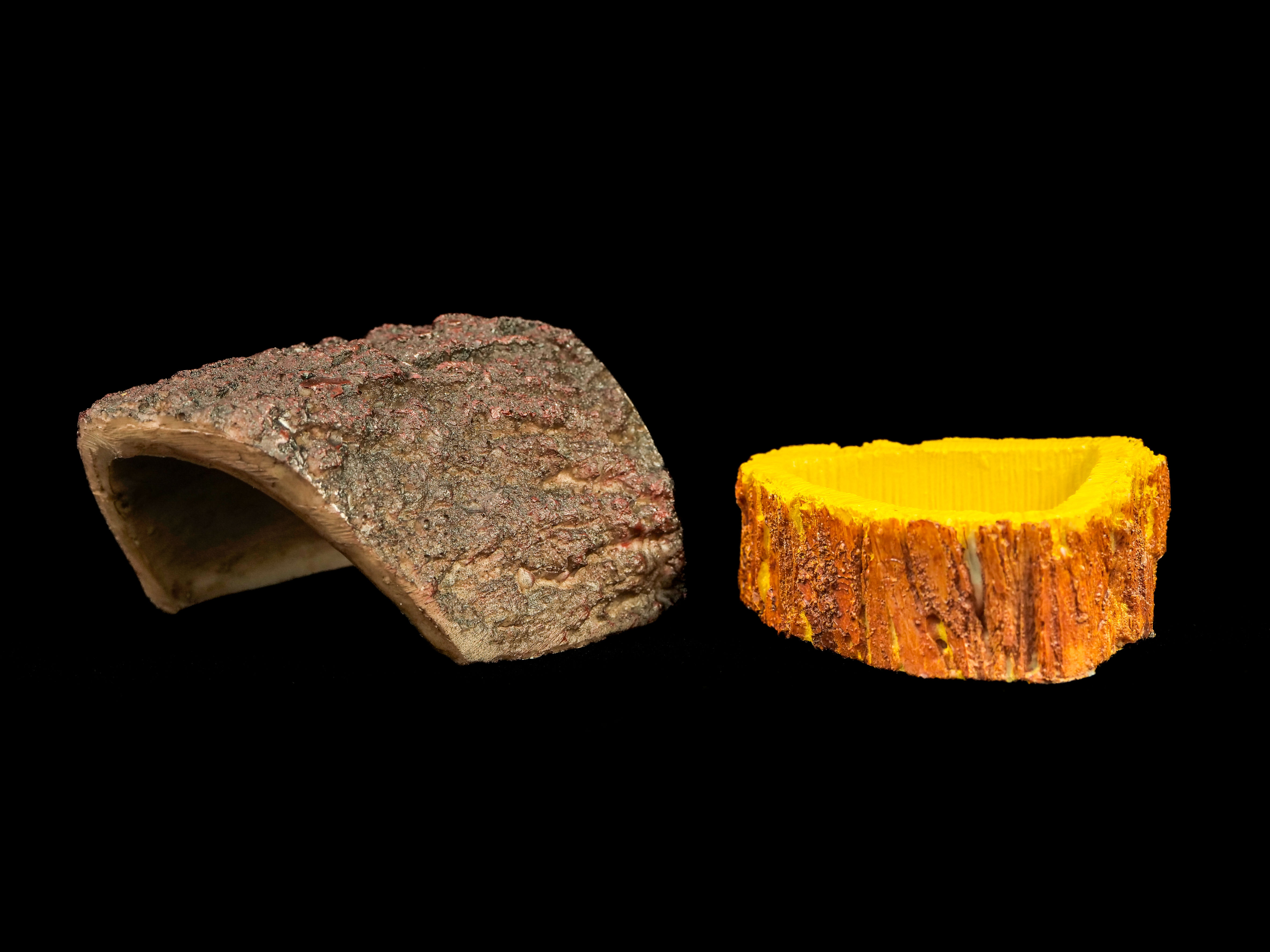 Log Hide and Water Dish Combo