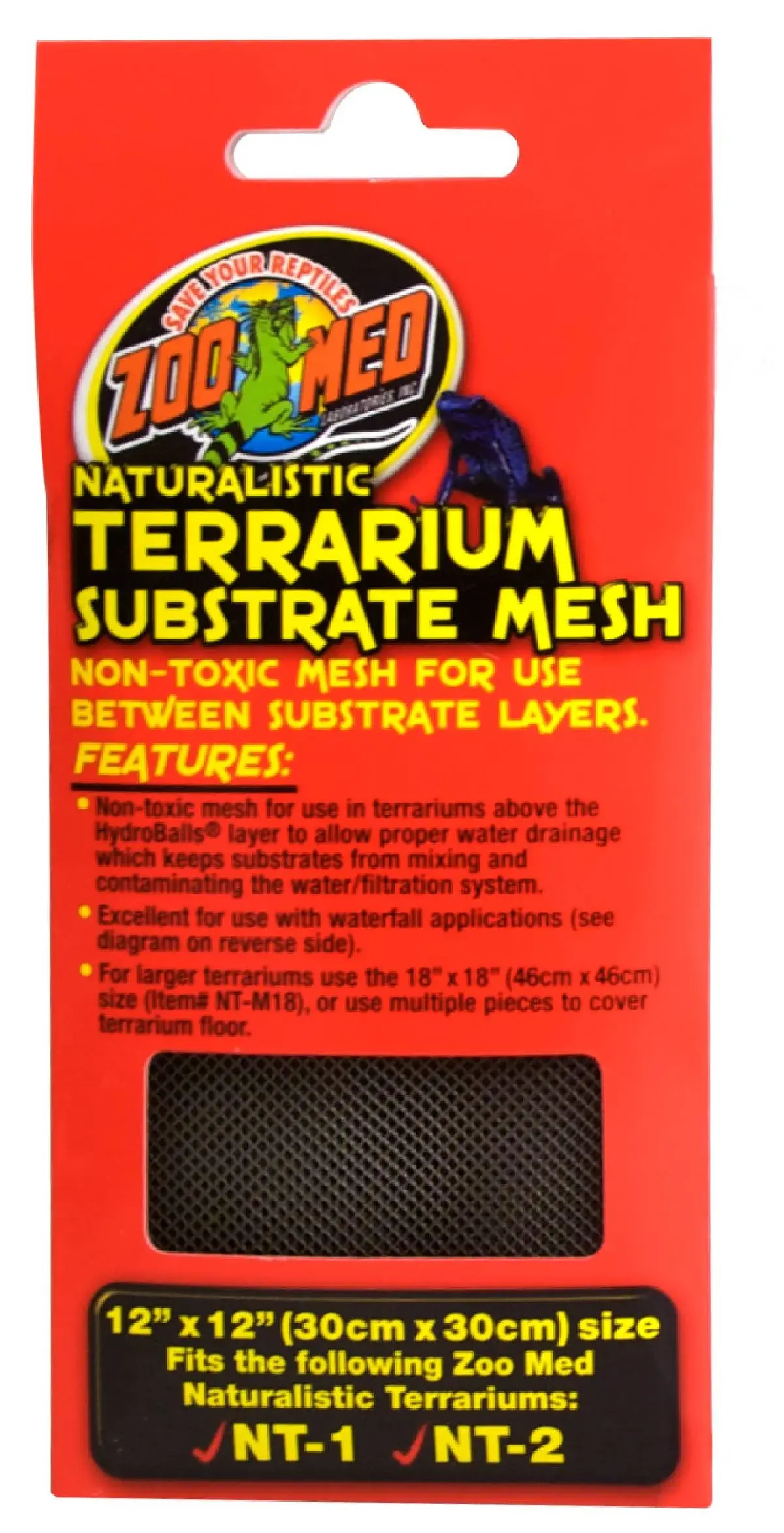 Zoo Med Naturalistic Terrarium Substrate Mesh (12" x 12")