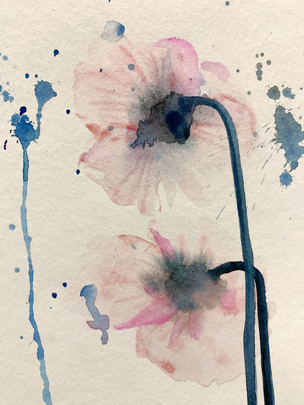 Thumbnail: Anemones - Original Watercolor
