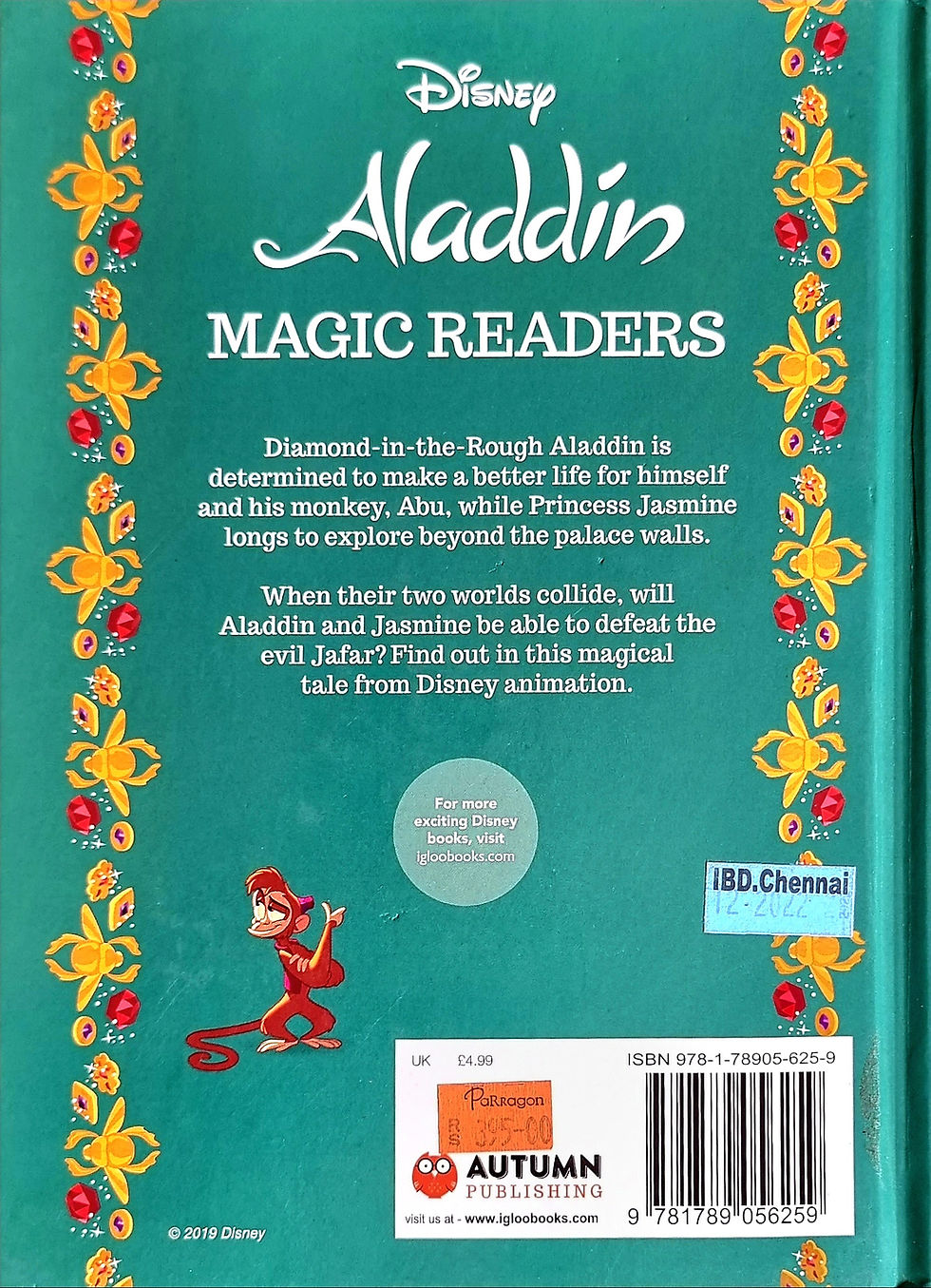 Thumbnail: Disney Aladdin Magic Readers (3D Cover Page)