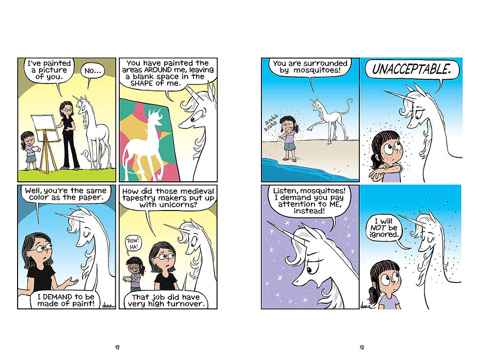Thumbnail: Unicorn Of Many Hats (Phoebe And Her Unicorn Series Book 7)