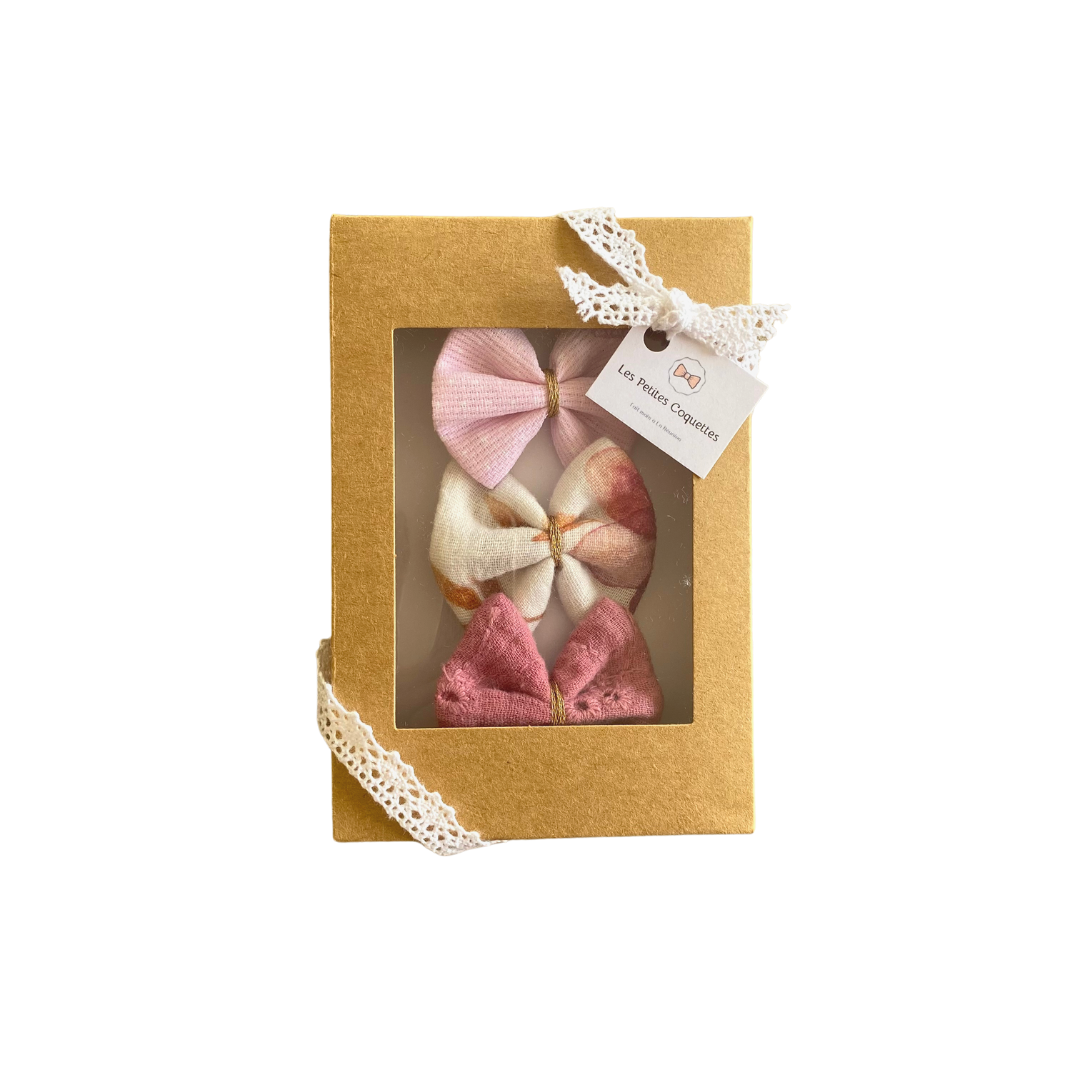 Coffret cadeau - 3 barrettes (non inclues)