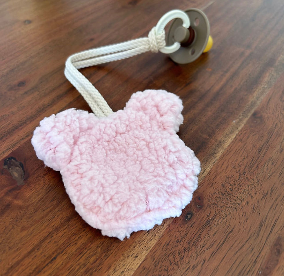 Miniature : Attache tétine ourson 