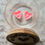 Thumbnail: Glazen pot met ribbels en houten deksel METER