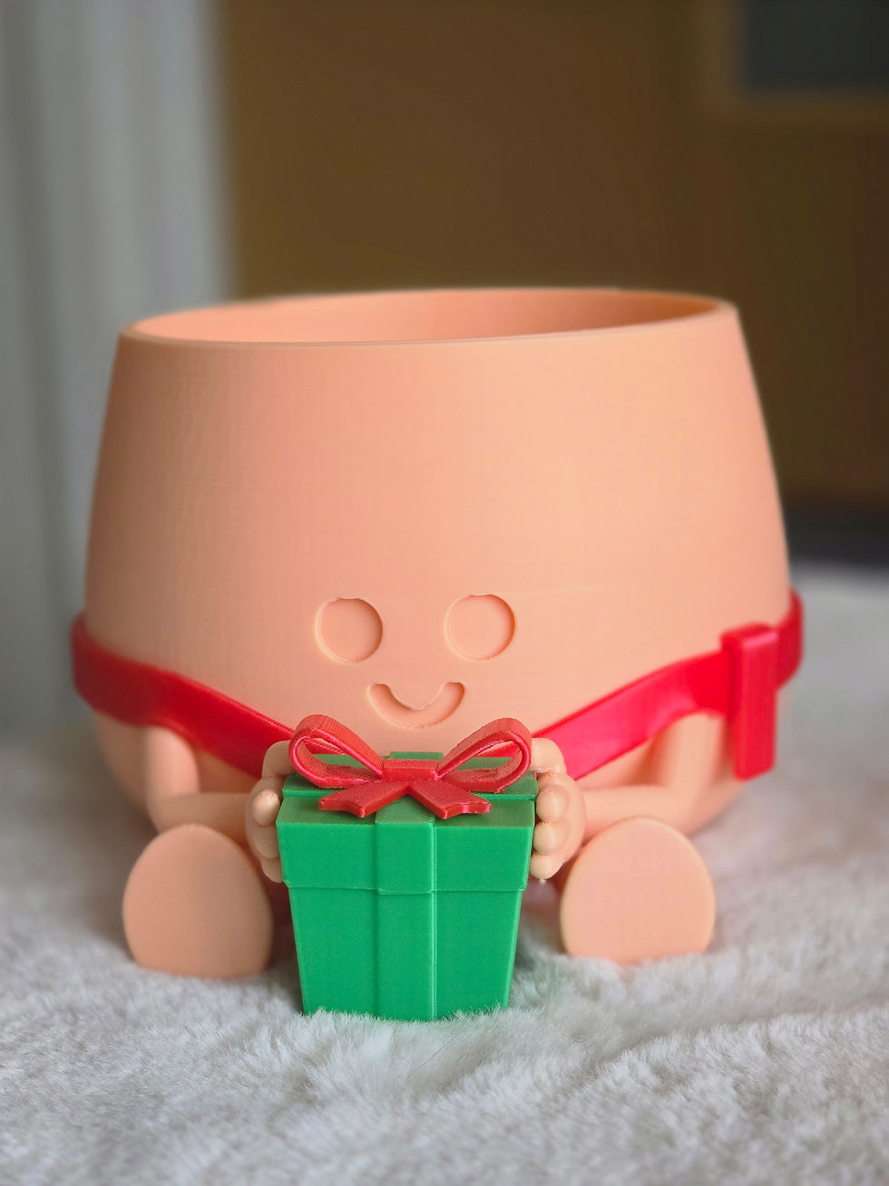 Thumbnail: Happy pot  met kadootje in cadeaudoos