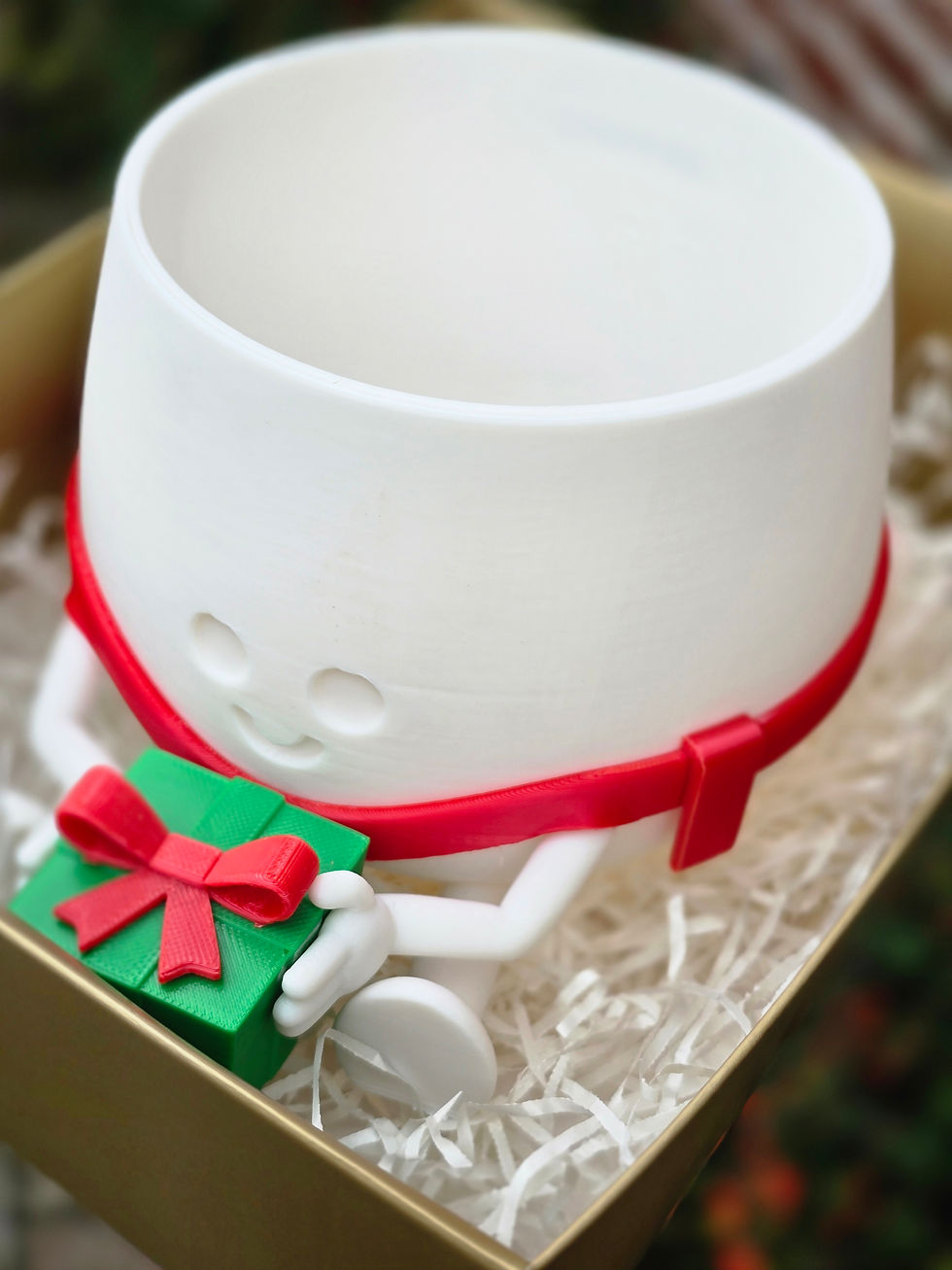 Thumbnail: Happy pot  met kadootje in cadeaudoos