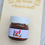 Thumbnail: Houten kaartje met mini-nutella JUF (choco)