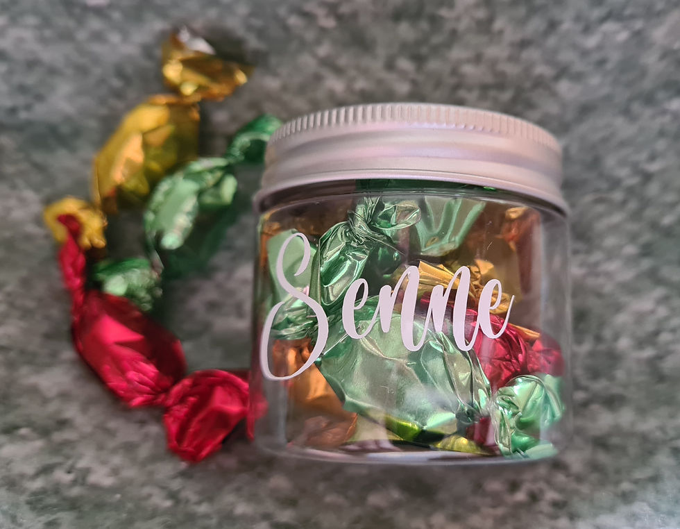 Thumbnail: Plastic potje roségoud of zilver deksel