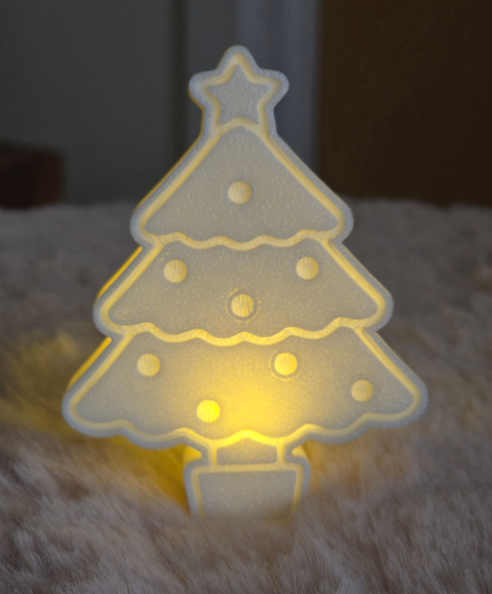 Thumbnail: 3D huisje, cookie, sneeuwman of kerstboom