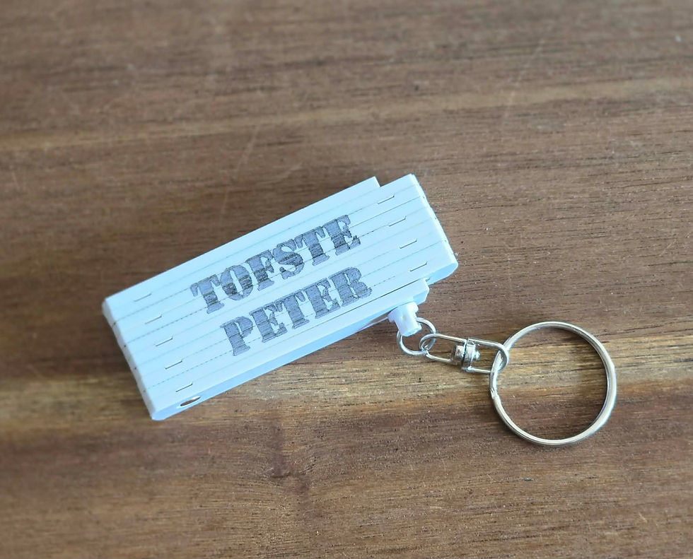 Thumbnail: Sleutelhanger Vouwmeter