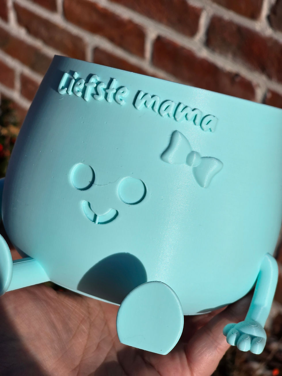 Thumbnail: 3D Happy Pot klein of groot: Liefste mama