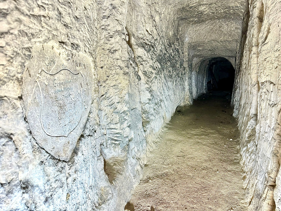 GRENADIERE Stollen : Les prémices d'une guerre de mines à venir. 
