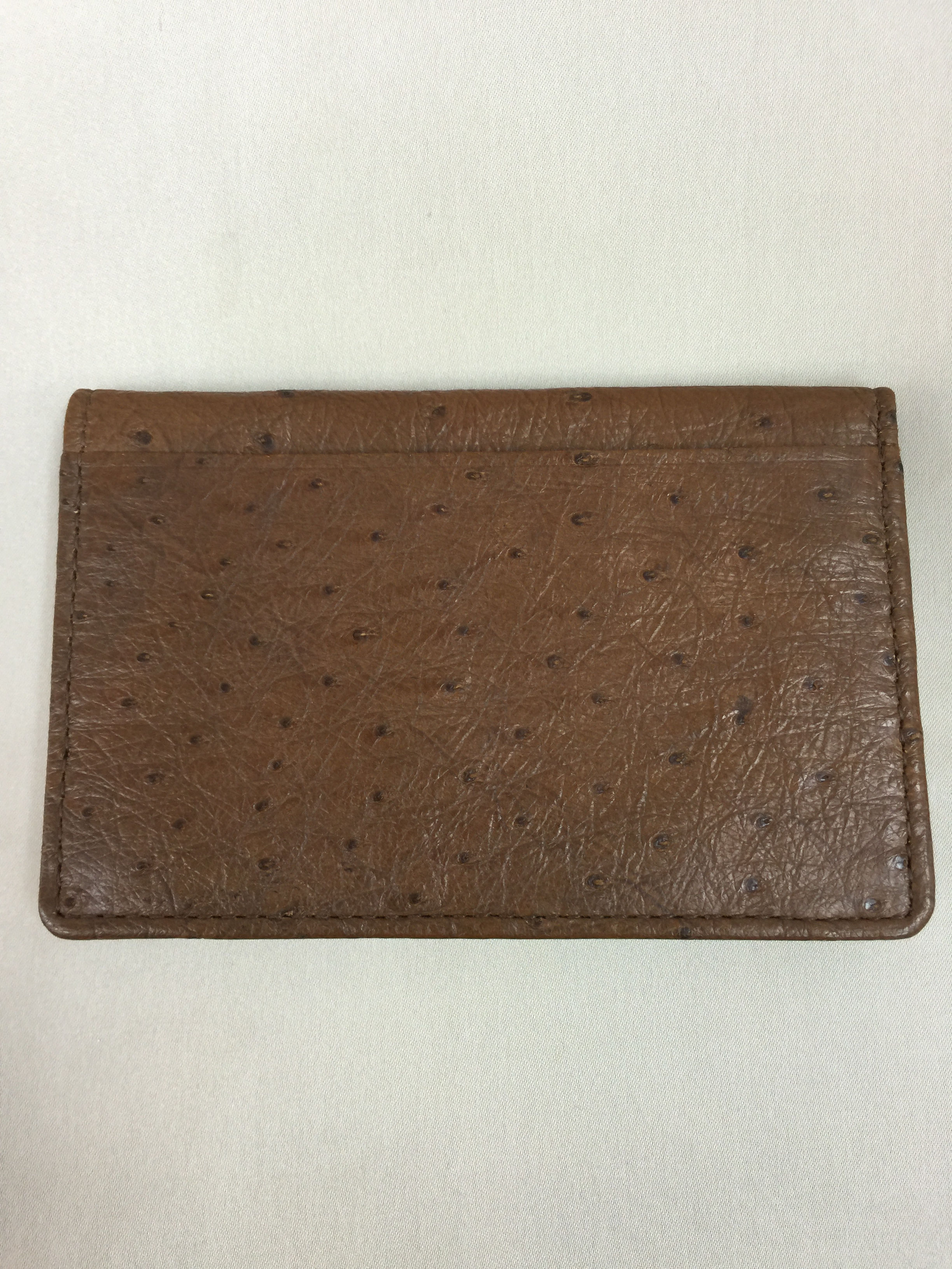 визитница из кожи страуса