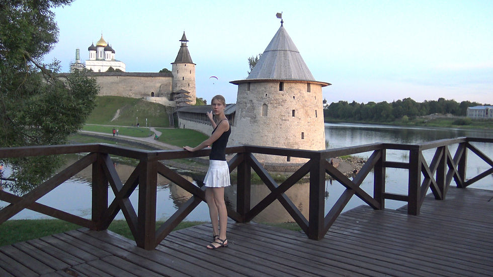 Thumbnail: Pskov beach. An evening walk