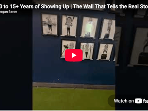 10 to 15+ Years of Showing Up: The Wall That Tells the Real Story