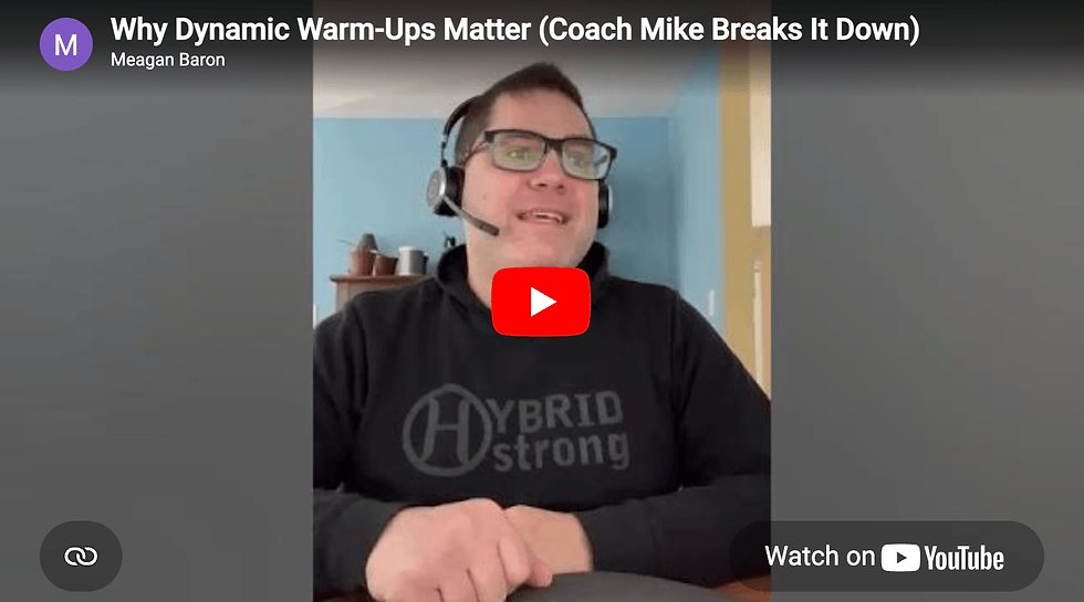 dynamic warm ups for injury prevention