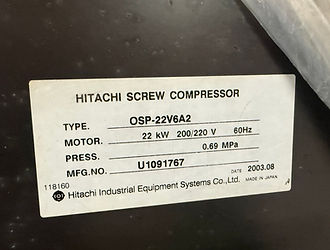 日立 OSP-22V6A2(インバーター搭載機)