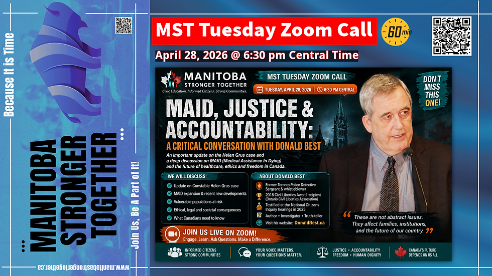 MAID, Justice & Accountability: A Critical Conversation with Donald Best