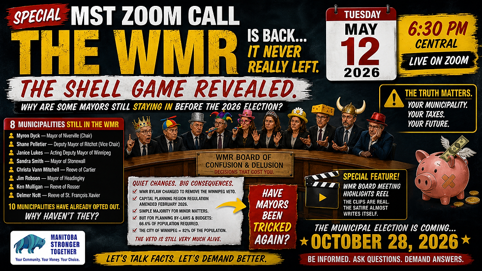 The WMR Is Back… Except It Never Really Left. The Shell Game Revealed. Why Some Mayors Still Won’t Leave Before the 2026 Election