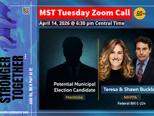 Double Feature: Potential Municipal Candidate Intro | Bill C224 with Teresa & Shawn Buckley