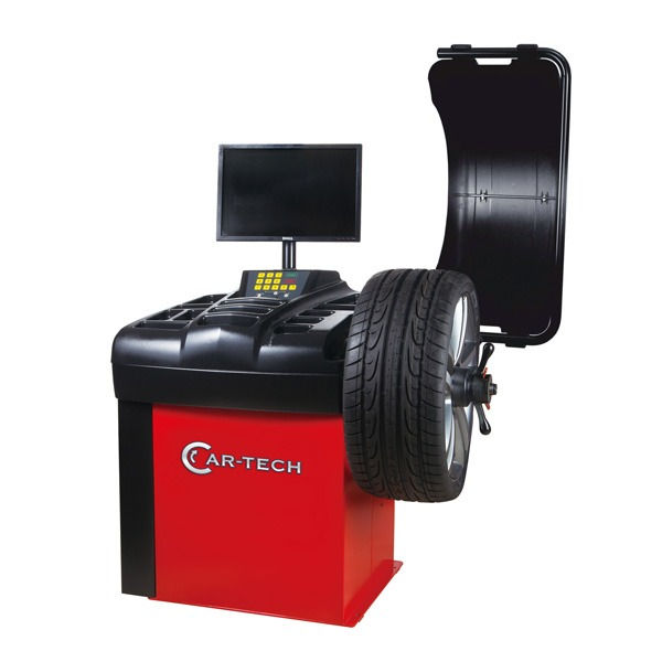 Balanceadora com motor e proteção roda