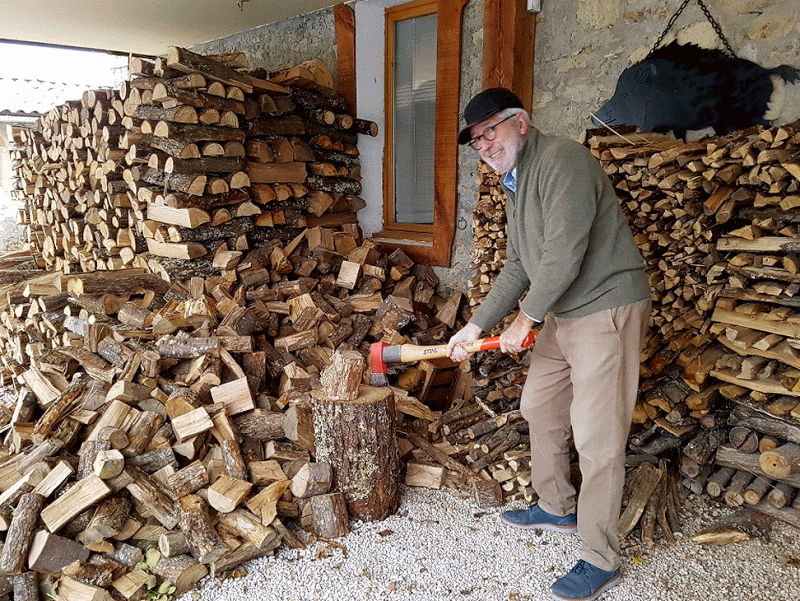 Cet été: gambas, pigeons, cailles et saucissons au barbecue il vaut mieux prévoir un bon stock de bois!