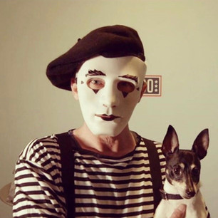 As Mime-O the Magnificent with Doakes in ENEMY, MIME, written & directed by Michael Chmiel.