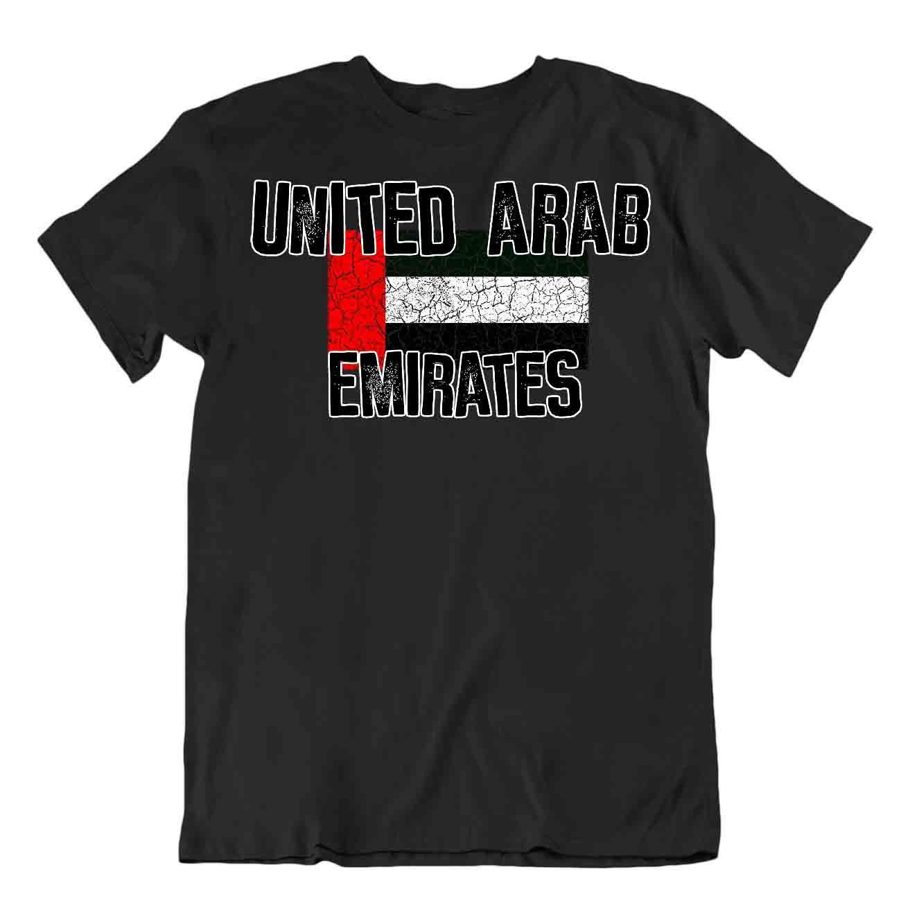 חולצת דגל מדינת איחוד האמירויות הערביות United Arab EmiratesState Flag T-shirt