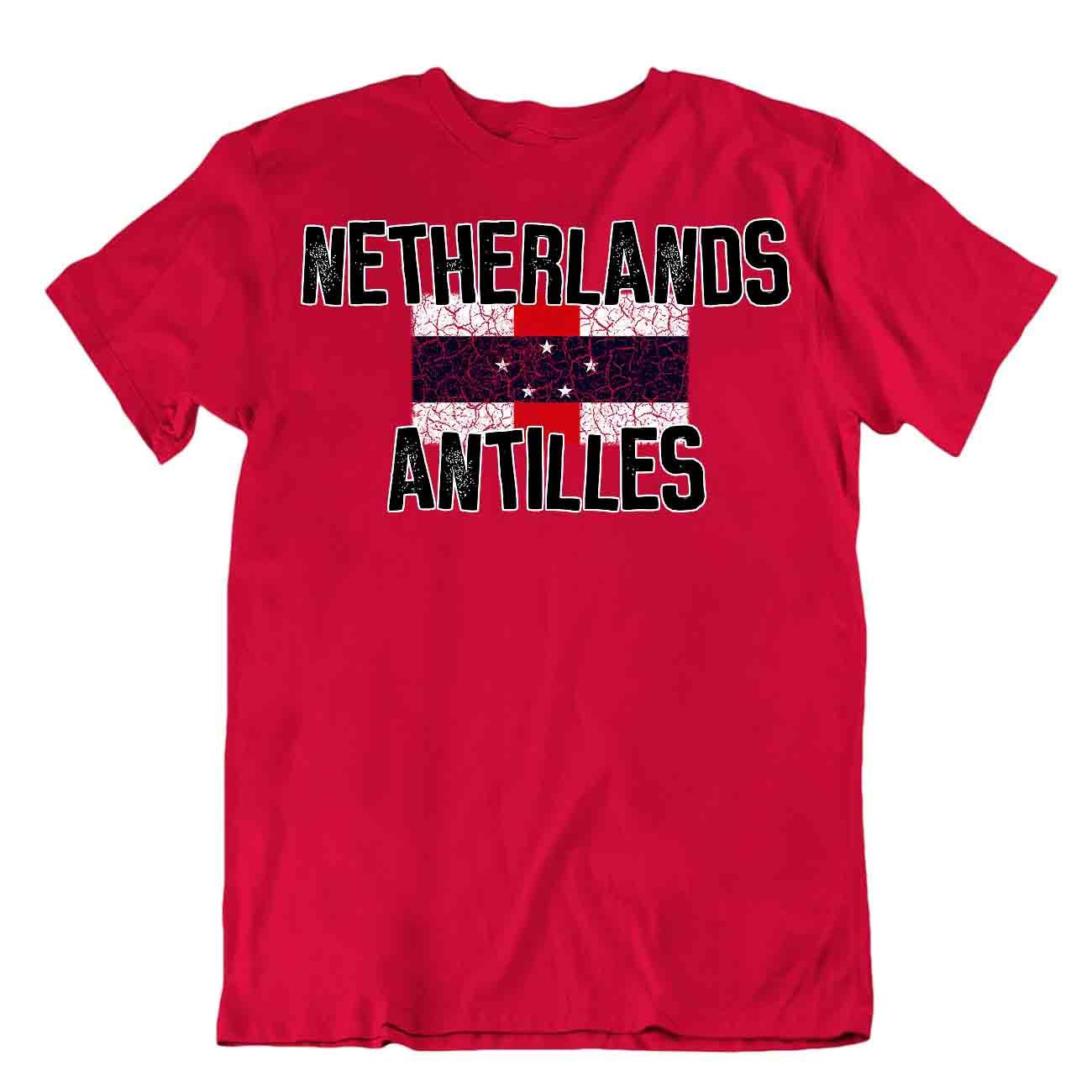 חולצת דגל מדינת האנטילים ההולנדיים Netherlands Antilles State Flag T-shirt