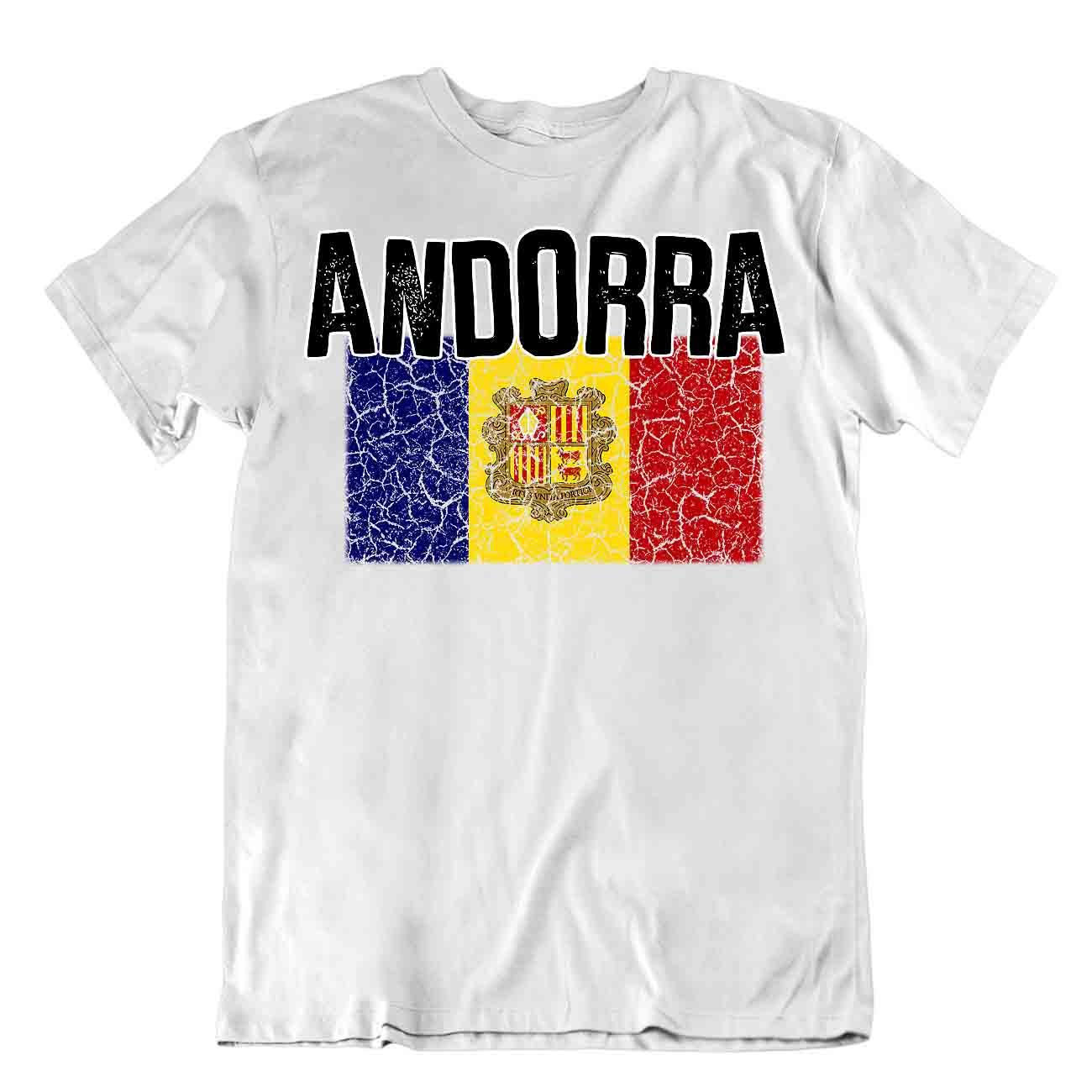 חולצת דגל מדינת אנדורה Andorra State Flag T-shirt