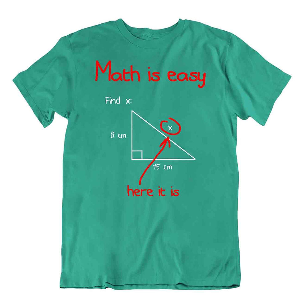 תמונה ממוזערת: מתמטיקה קלה אם יודעים איפה האיקס