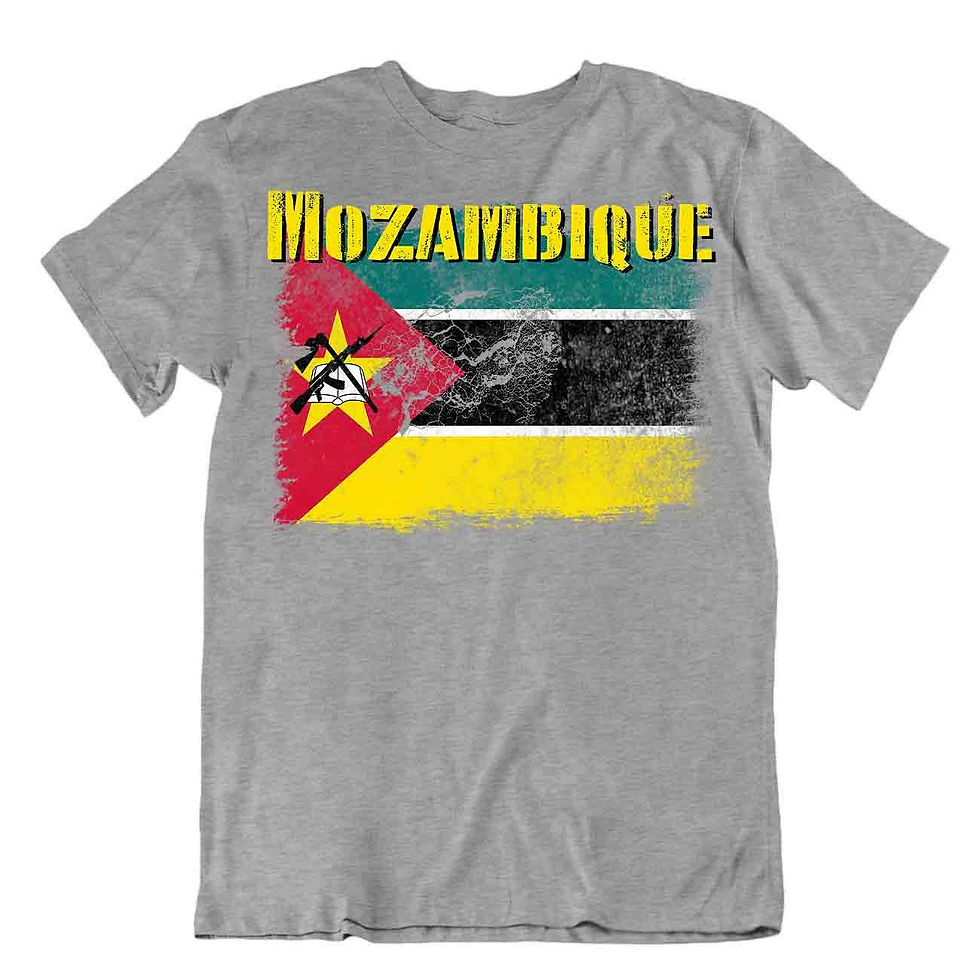 חולצת דגל מדינת מוזמביק Mozambique State Flag T-shirt