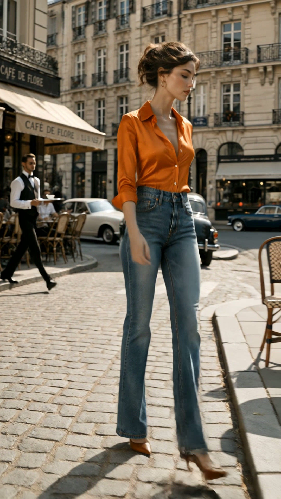High Waist Flared Jeans