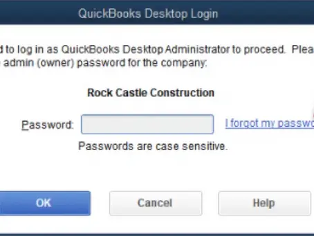 How to Fix Forgotten QuickBooks Password for Users and Admin?