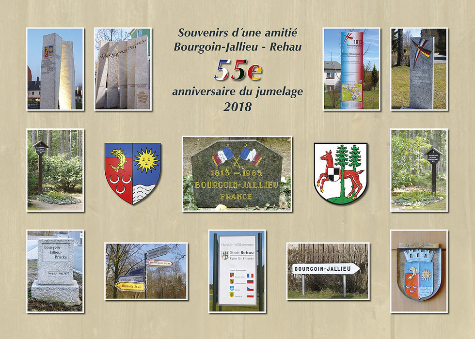 Collage "Bourgoin-Jallieu in Rehau"