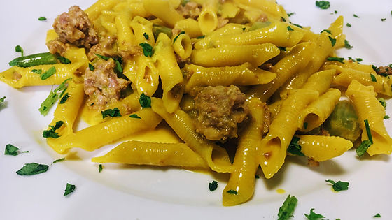 Garganelli romagnoli allo zafferano
