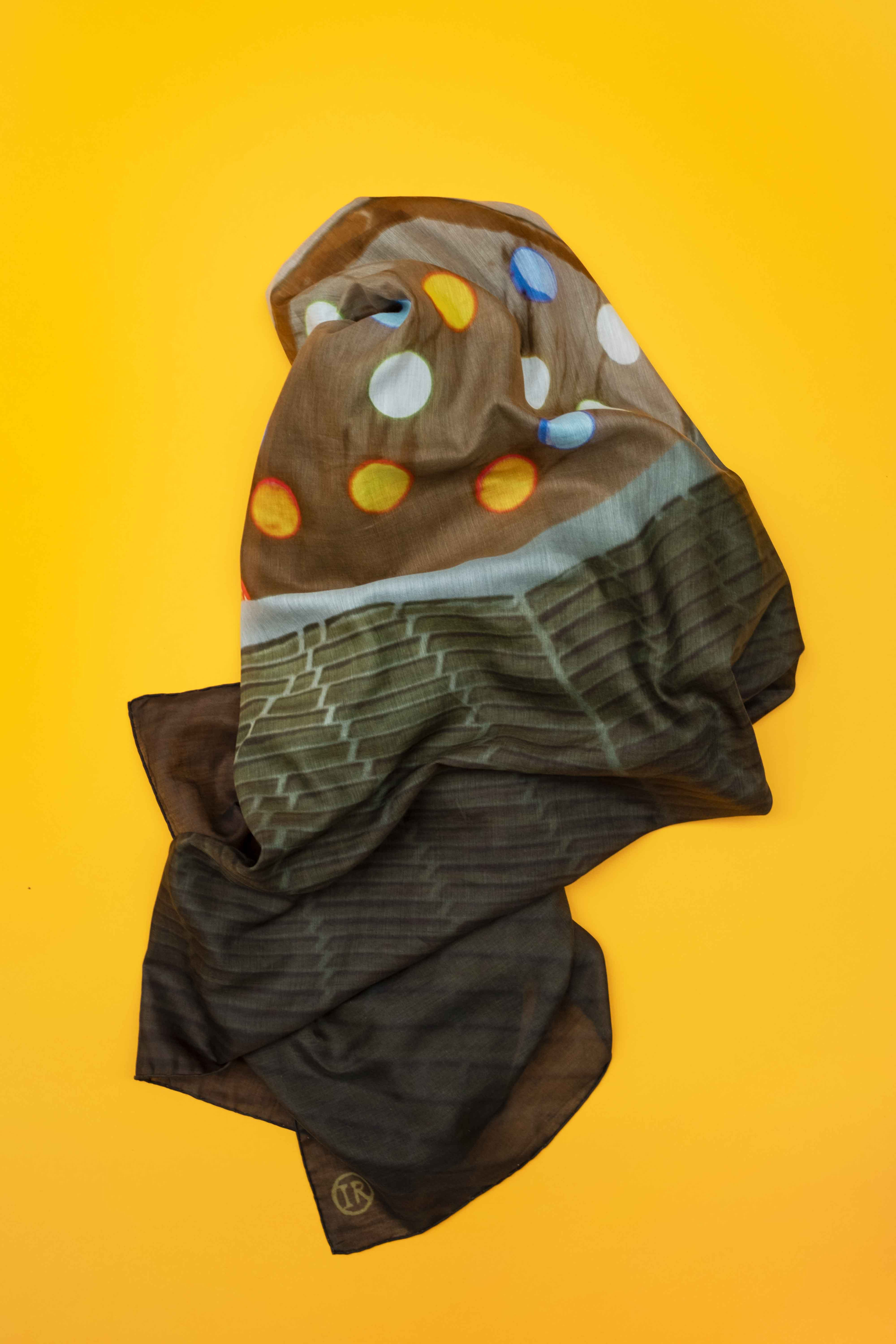 "Kuppel" Biobaumwoll-Schal