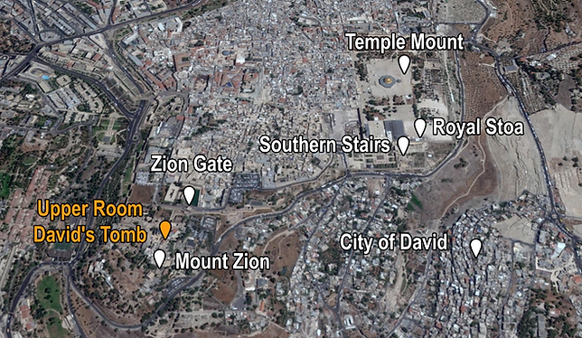 Upper Room Places of Interest (Medium) (