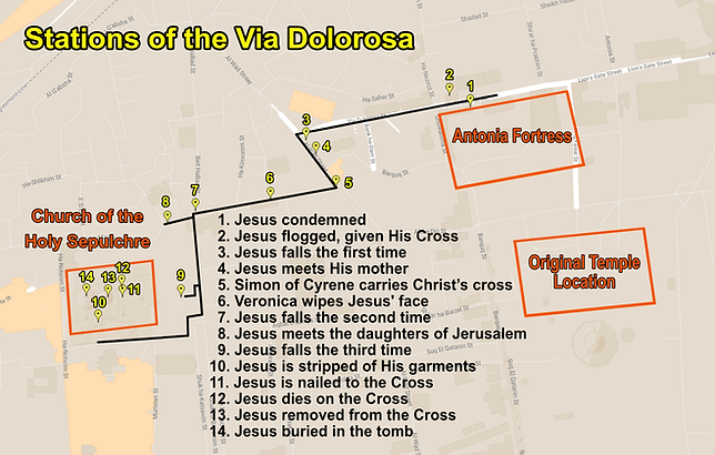 Via Dolorosa Map Stations.png