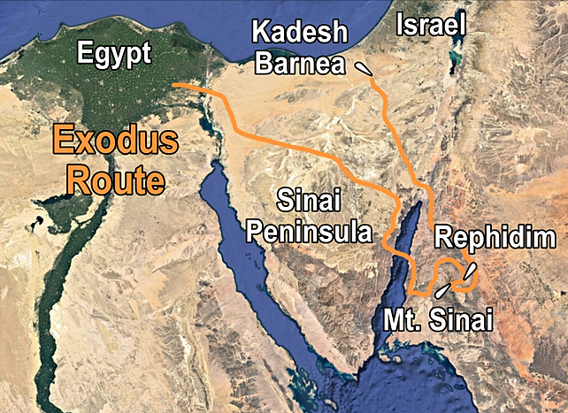 Kadesh Barnea: Crises of Faith for the Israelites.