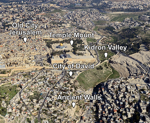 City of David Places of Interest (Medium