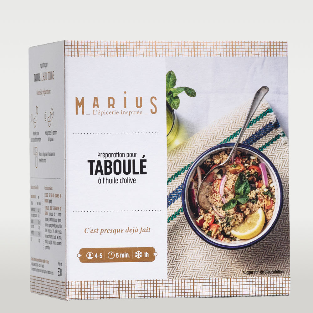 Taboulé à l’Huile d’Olive 630 Gr - Marius